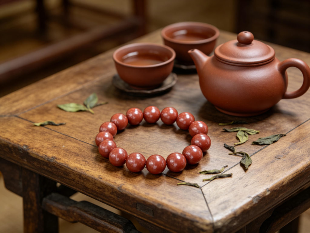 朱砂手串12MM适合本命年男士佩戴