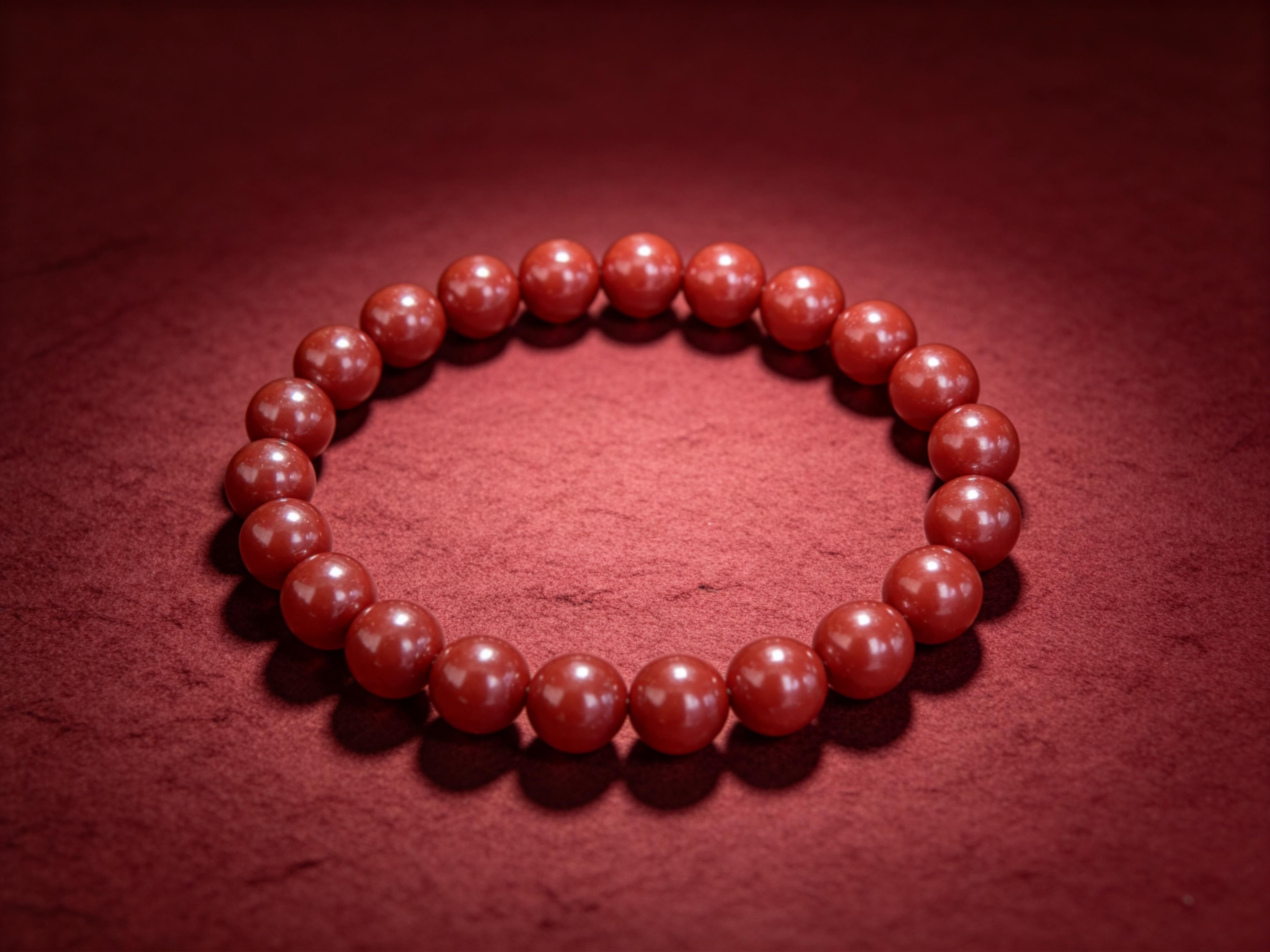 朱砂手串-8MM-适合女生佩戴